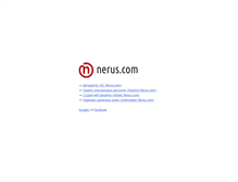Tablet Screenshot of nerus.com